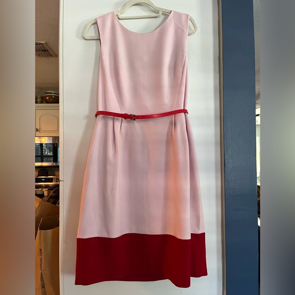 Elegant Pink and Red Kate Spade ♠️ Women's Dress GUC